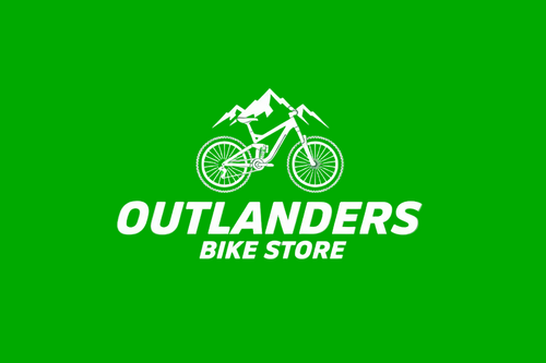 Outlanders Bike Store Logo - Green #00aa00
