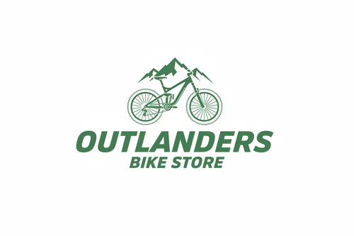 Outlanders Logo - White Background with Green